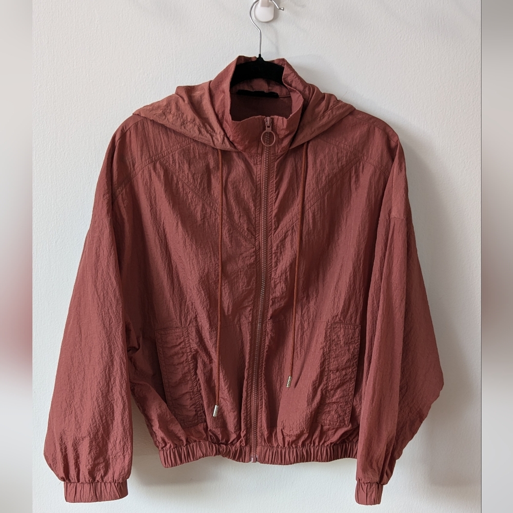 C'est Toi Hooded Zip-Up in Mauve